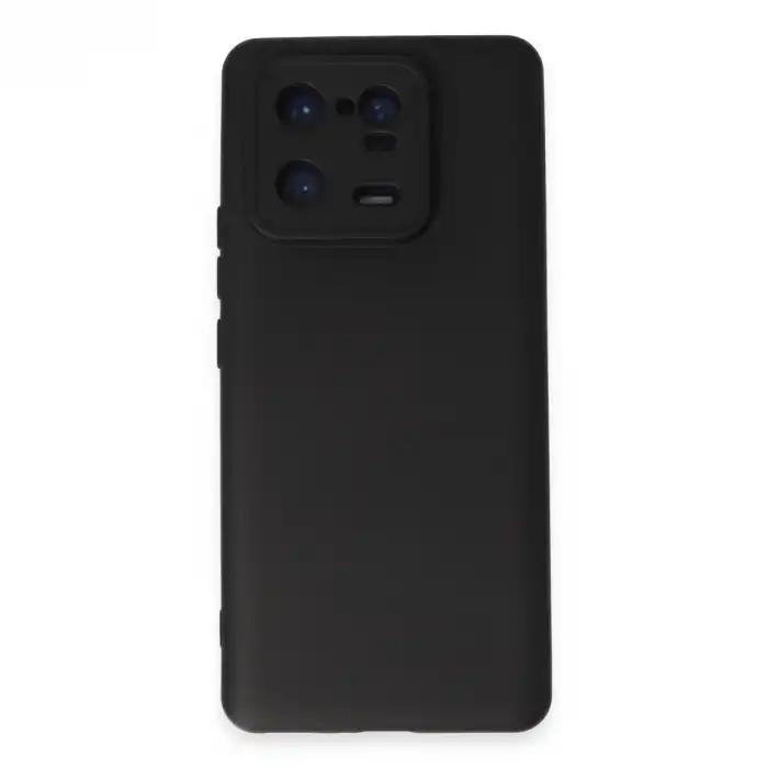 Xiaomi Mi 13 Pro Kılıf Nano İçi Kadife Silikon - Siyah