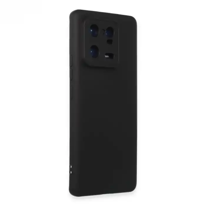 Xiaomi Mi 13 Pro Kılıf Nano İçi Kadife Silikon - Siyah