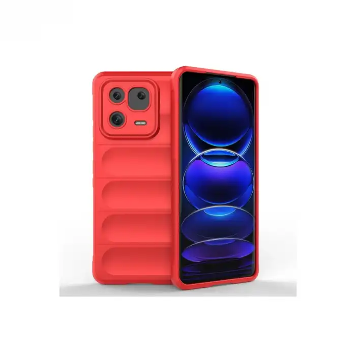 Xiaomi Mi 13 Pro Kılıf Optimum Silikon - Kırmızı
