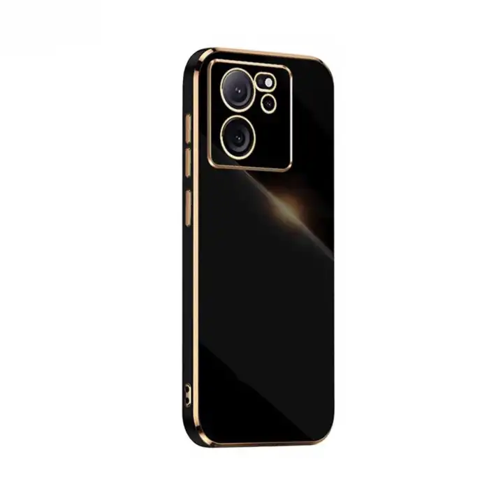 Xiaomi Mi 13t Pro Kılıf Volet Silikon - Siyah