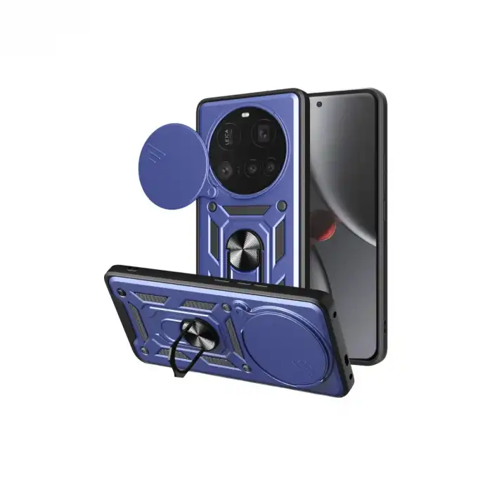 Xiaomi Mi 15 Ultra Kılıf Pars Lens Yüzüklü Silikon - Lacivert