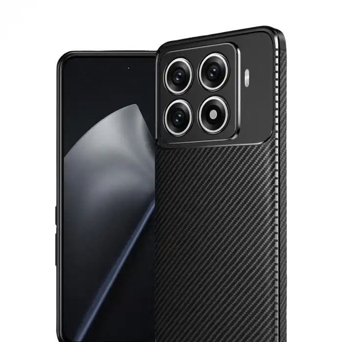 Xiaomi Mi 15t Pro Auto Focus Karbon Kapak - Siyah