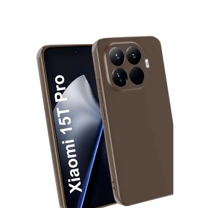 Xiaomi Mi 15t Pro First Silikon - Kahverengi