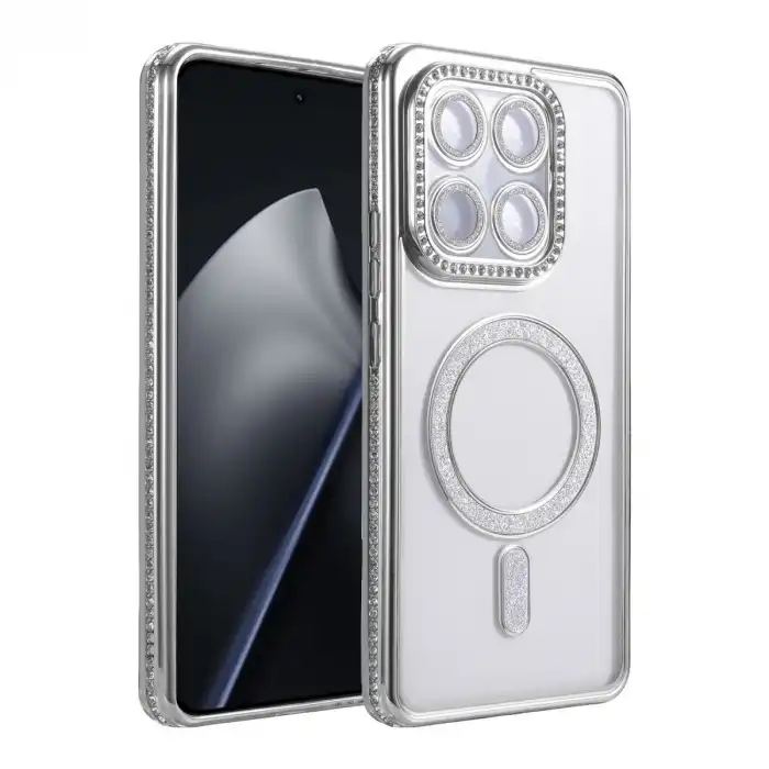 Xiaomi Mi 15t Pro Joke Simli Magneticsafe Kılıf - Gümüş