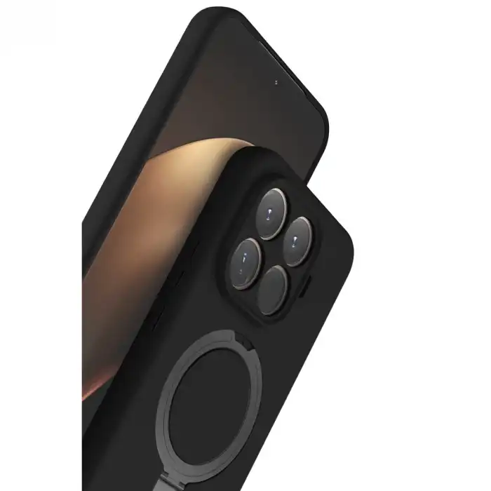 Xiaomi Mi 15t Pro Regal Magsafe Standlı Kapak - Siyah