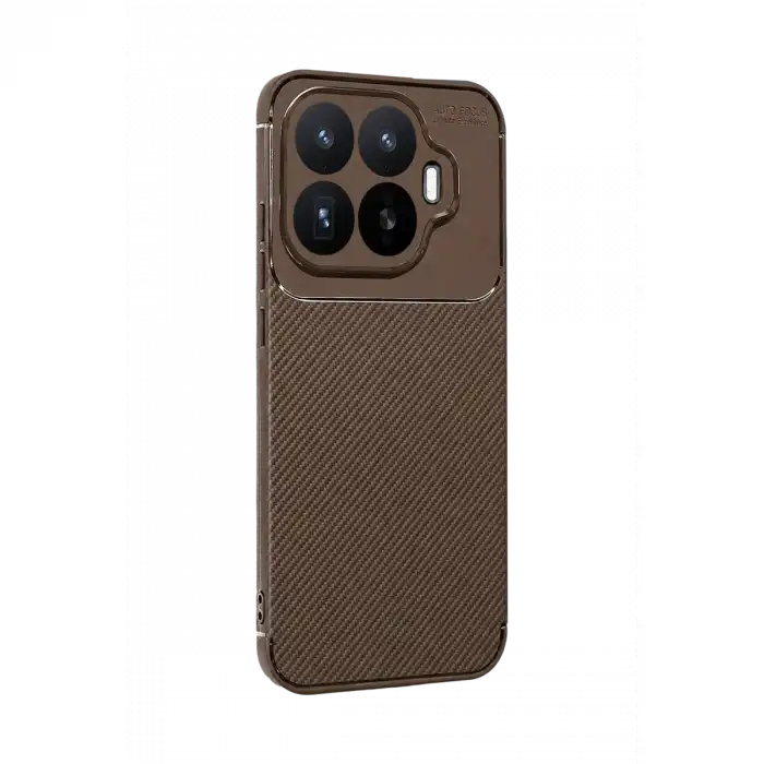 Xiaomi Mi 17t Auto Focus Karbon Kapak - Kahverengi