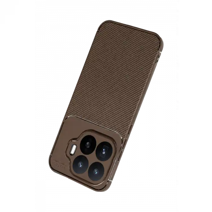 Xiaomi Mi 17t Auto Focus Karbon Kapak - Kahverengi