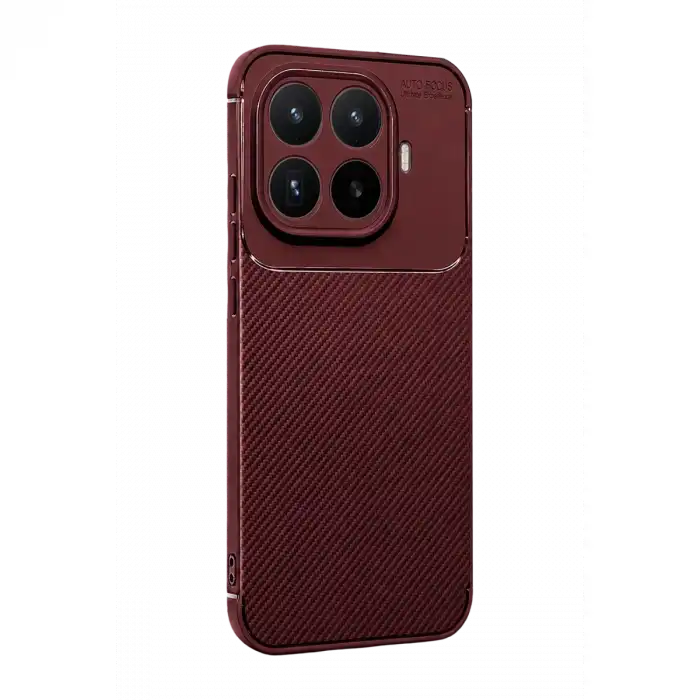 Xiaomi Mi 17t Pro Auto Focus Karbon Kapak - Bordo