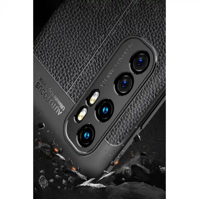 Xiaomi Mi Note 10 Lite Kılıf Auto Focus Kapak - Kırmızı