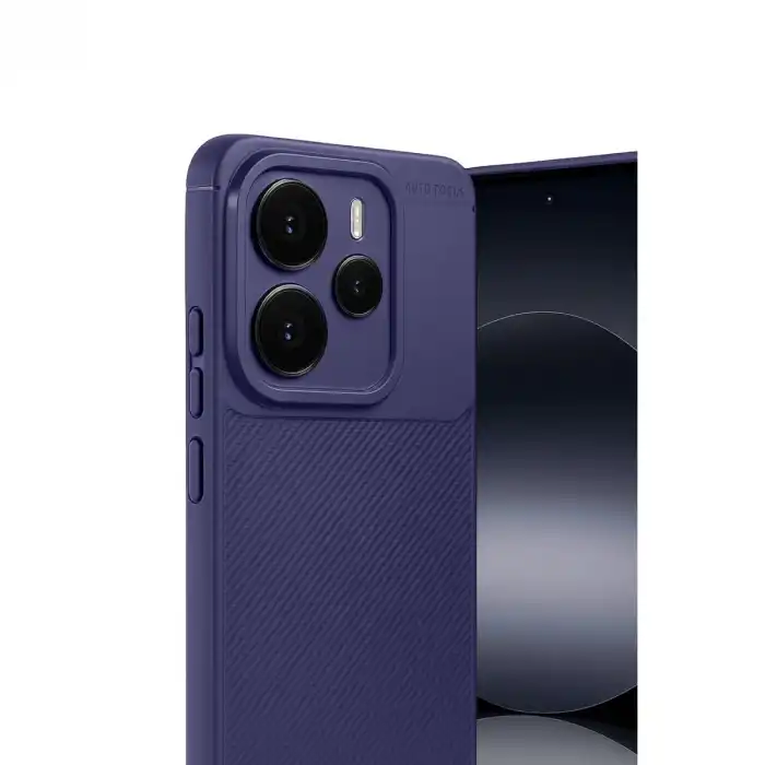 Xiaomi Note 14 5g Auto Focus Karbon Kapak - Lacivert