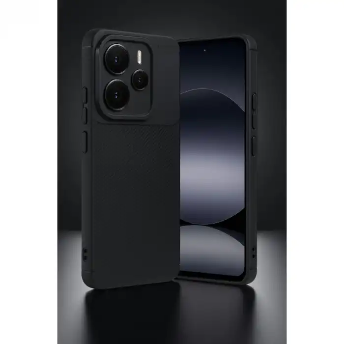 Xiaomi Note 14 5g Auto Focus Karbon Kapak - Siyah