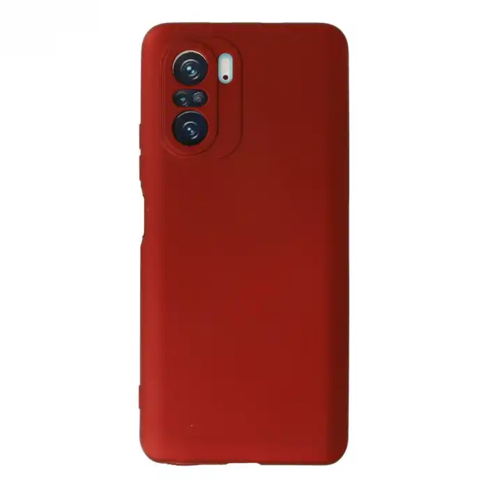 Xiaomi Poco F3 Kılıf First Silikon - Kırmızı