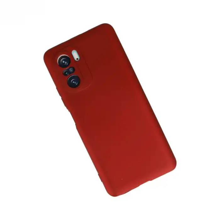 Xiaomi Poco F3 Kılıf First Silikon - Kırmızı
