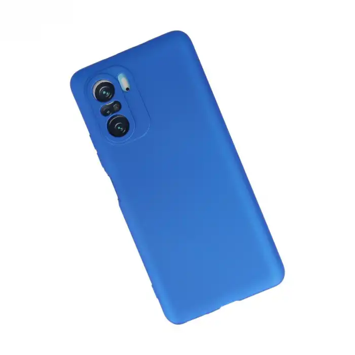 Xiaomi Poco F3 Kılıf First Silikon - Mavi