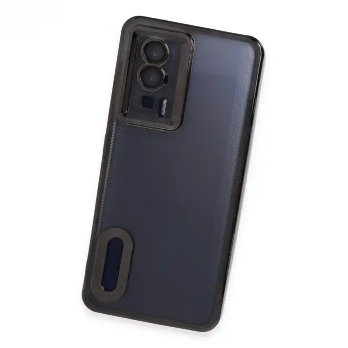 Xiaomi Poco F5 Pro Kılıf Slot Silikon - Siyah