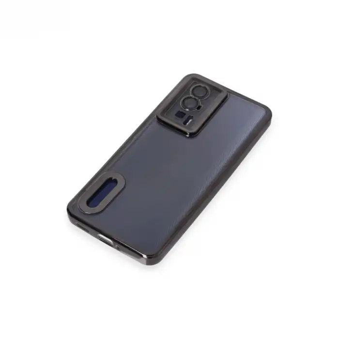 Xiaomi Poco F5 Pro Kılıf Slot Silikon - Siyah