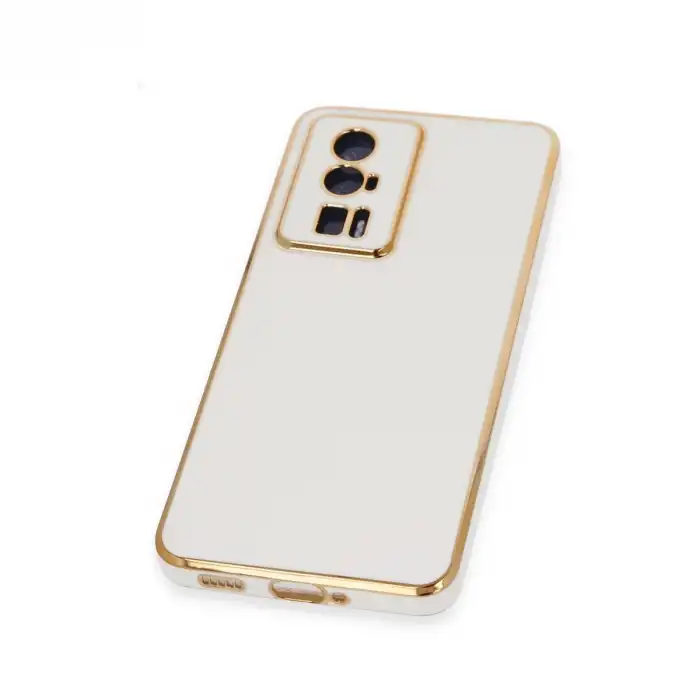 Xiaomi Poco F5 Pro Kılıf Volet Silikon - Beyaz