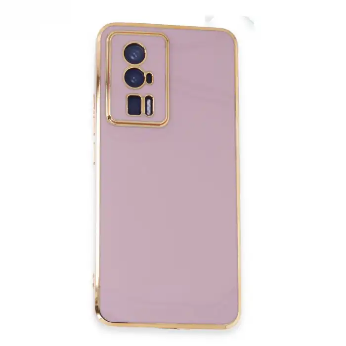 Xiaomi Poco F5 Pro Kılıf Volet Silikon - Mor