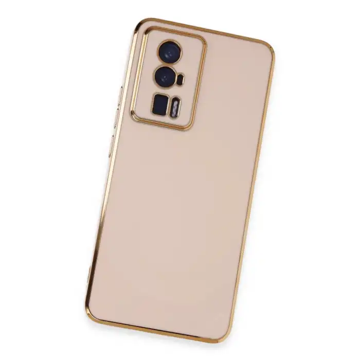 Xiaomi Poco F5 Pro Kılıf Volet Silikon - Pembe