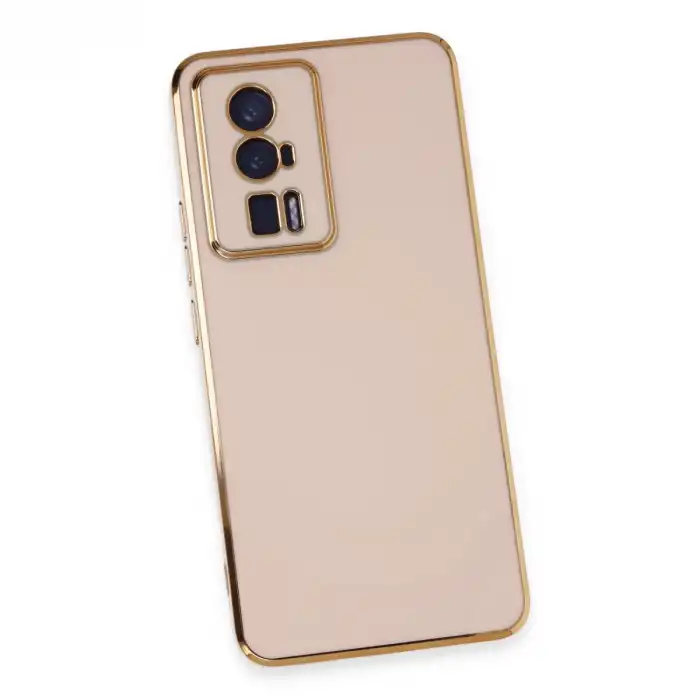 Xiaomi Poco F5 Pro Kılıf Volet Silikon - Pembe