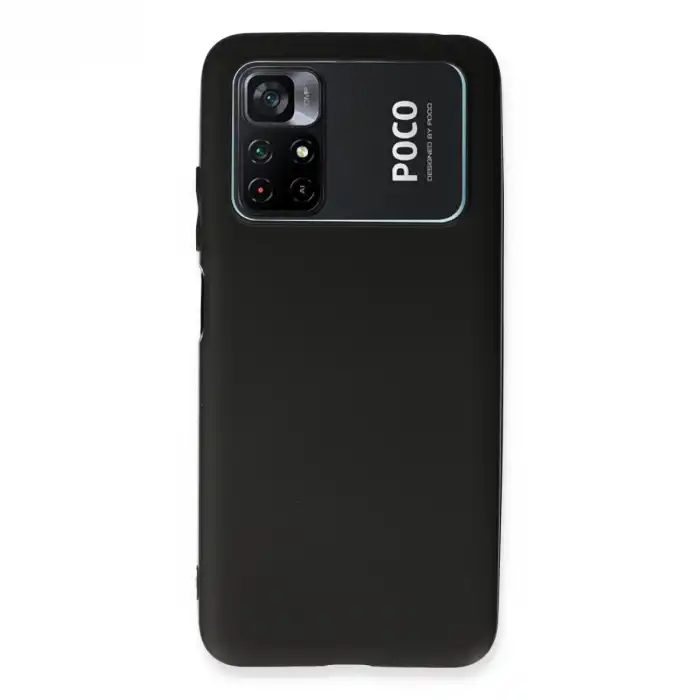 Xiaomi Poco M4 Pro 4g Kılıf First Silikon - Siyah