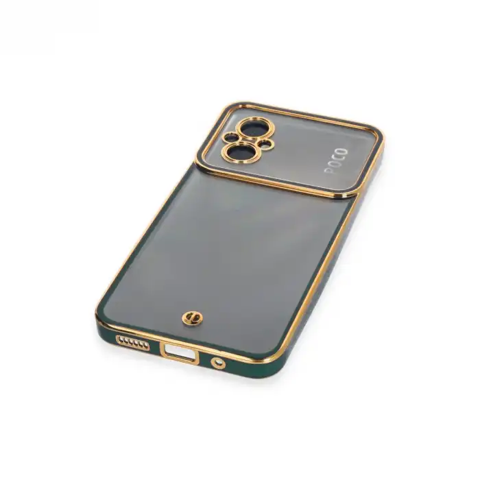 Xiaomi Poco M5 Kılıf Liva Lens Silikon - Yeşil