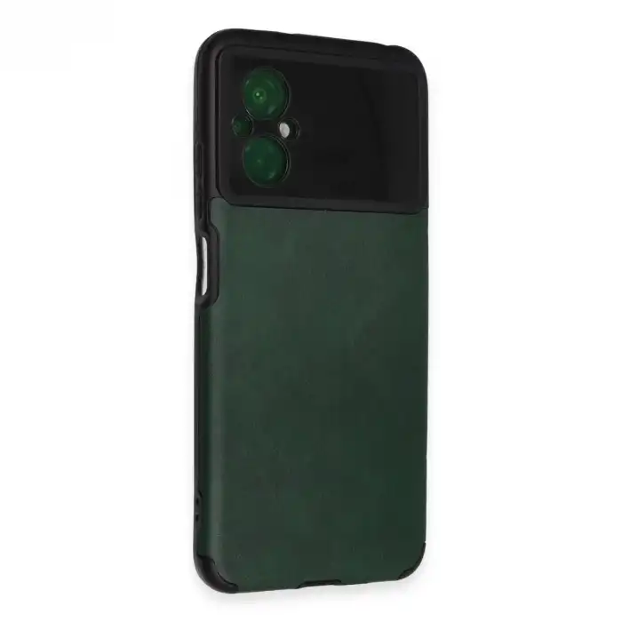 Xiaomi Poco M5 Kılıf Loop Deri Silikon - Yeşil