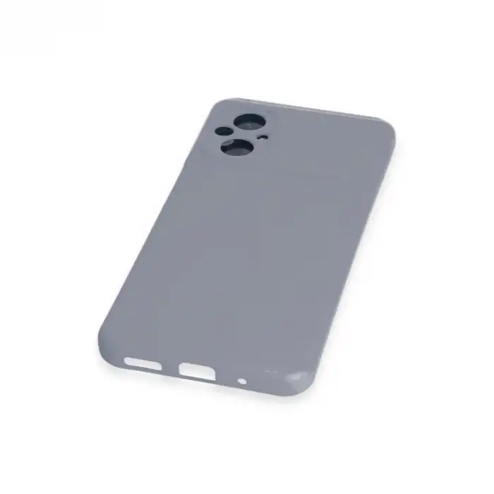 Xiaomi Poco M5 Kılıf Nano İçi Kadife Silikon - Gri