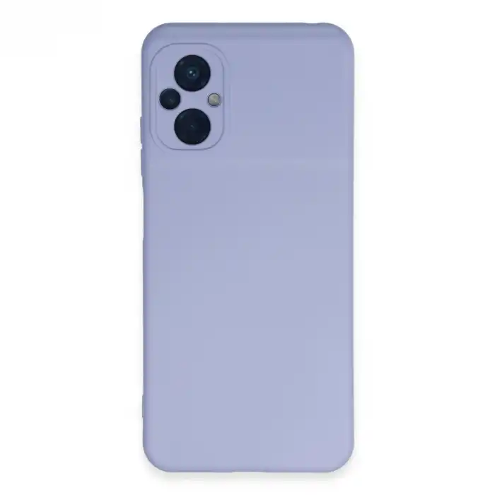 Xiaomi Poco M5 Kılıf Nano İçi Kadife Silikon - Lila