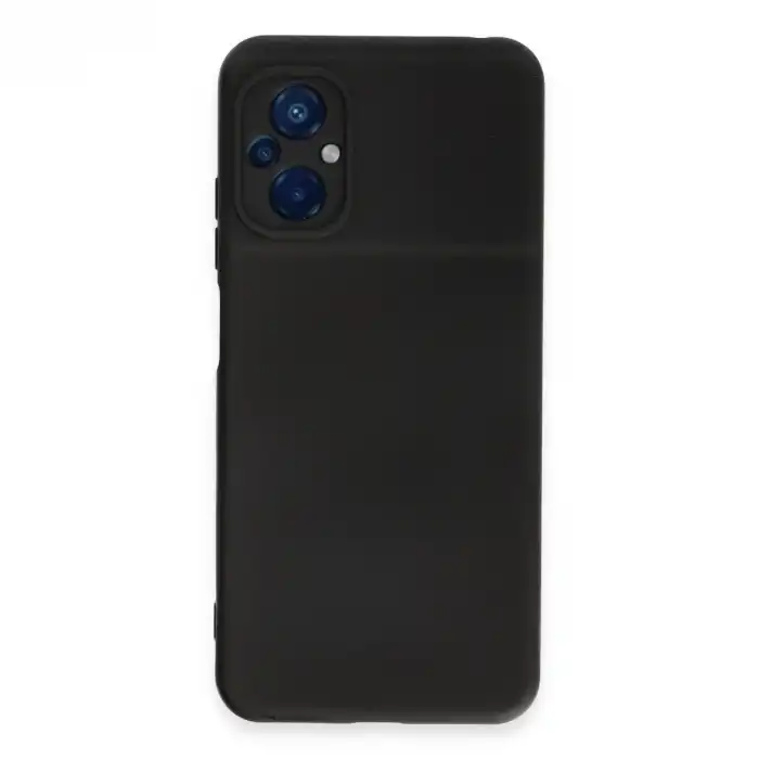 Xiaomi Poco M5 Kılıf Nano İçi Kadife Silikon - Siyah