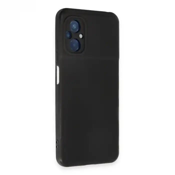 Xiaomi Poco M5 Kılıf Nano İçi Kadife Silikon - Siyah