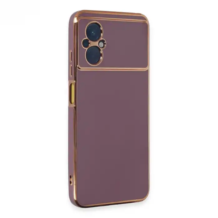 Xiaomi Poco M5 Kılıf Volet Silikon - Mor