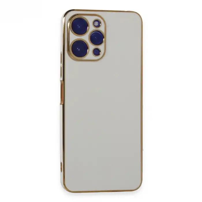 Xiaomi Poco M6 Pro 5g Kılıf Volet Silikon - Beyaz
