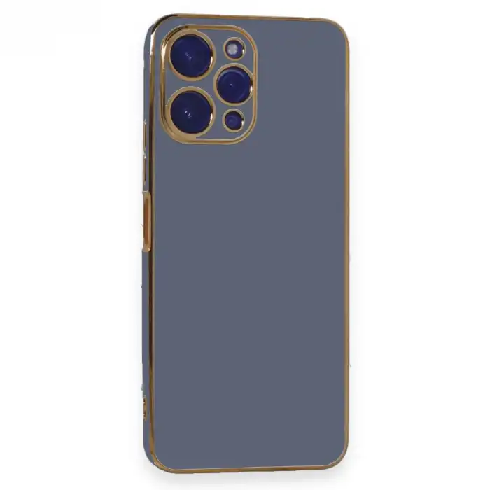 Xiaomi Poco M6 Pro 5g Kılıf Volet Silikon - Mavi