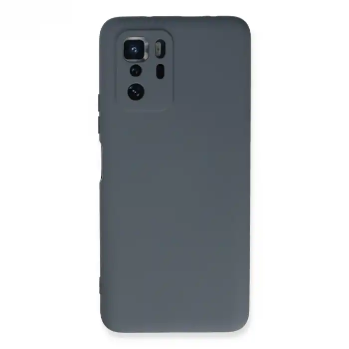 Xiaomi Poco X3 Gt Kılıf Nano İçi Kadife Silikon - Gri