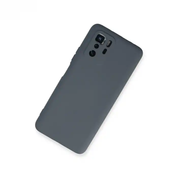 Xiaomi Poco X3 Gt Kılıf Nano İçi Kadife Silikon - Gri