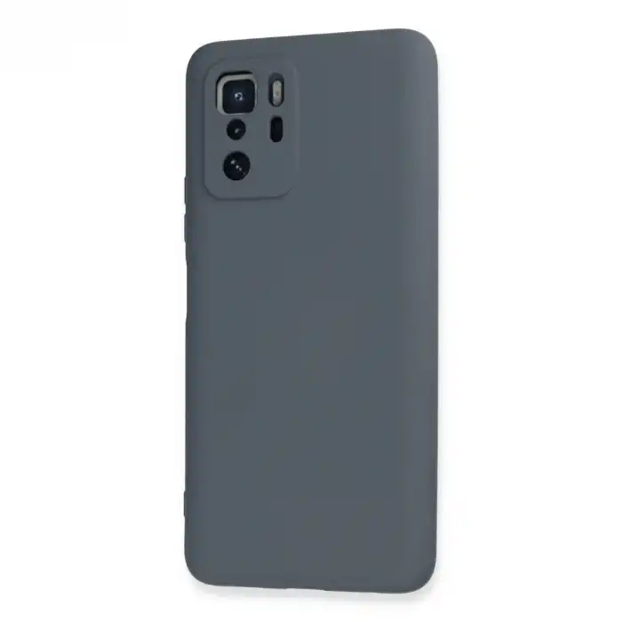 Xiaomi Poco X3 Gt Kılıf Nano İçi Kadife Silikon - Gri