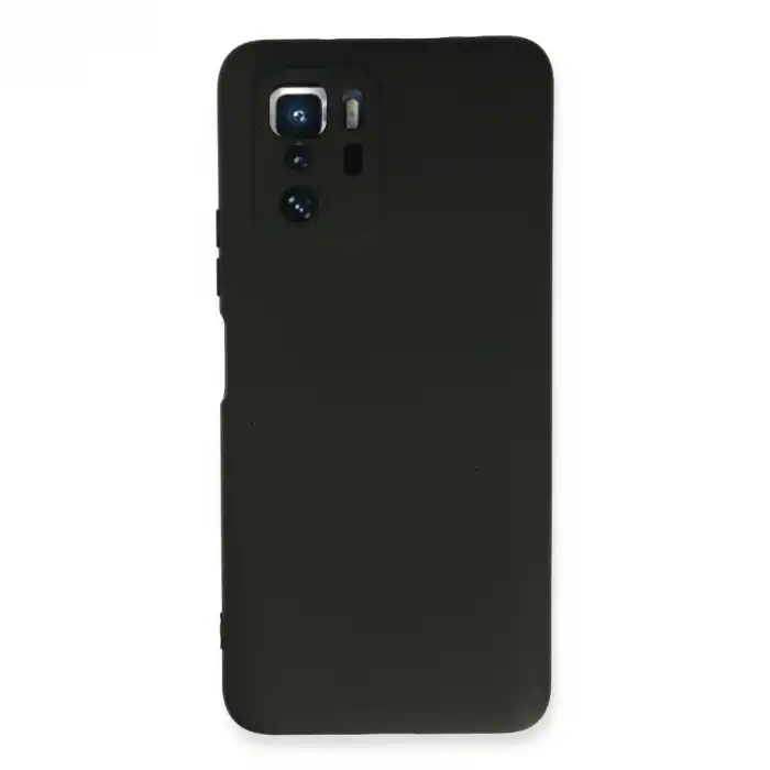 Xiaomi Poco X3 Gt Kılıf Nano İçi Kadife Silikon - Siyah