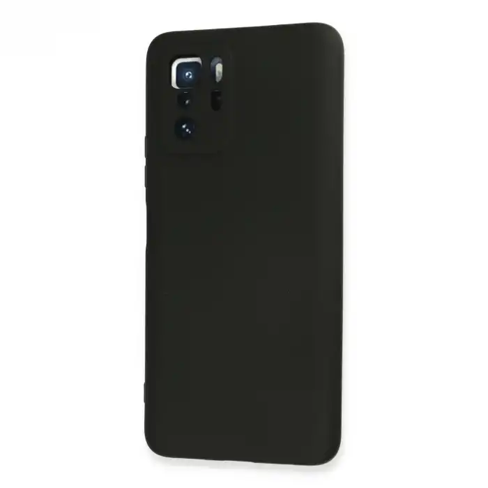 Xiaomi Poco X3 Gt Kılıf Nano İçi Kadife Silikon - Siyah