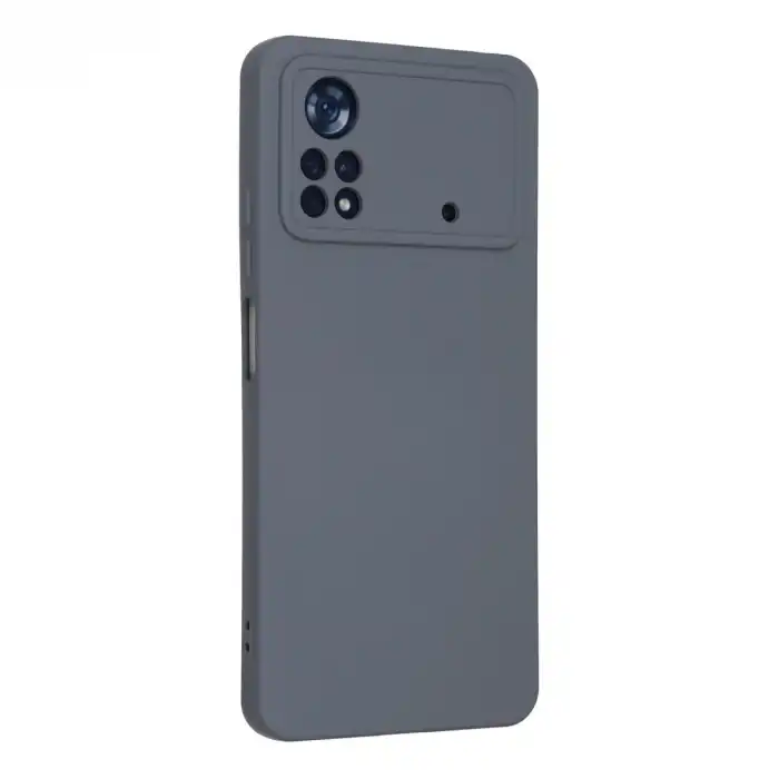 Xiaomi Poco X4 Pro 5g Kılıf Nano İçi Kadife Silikon - Gri