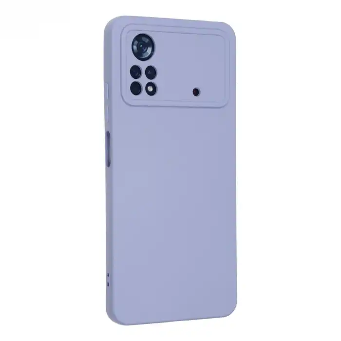 Xiaomi Poco X4 Pro 5g Kılıf Nano İçi Kadife Silikon - Lila
