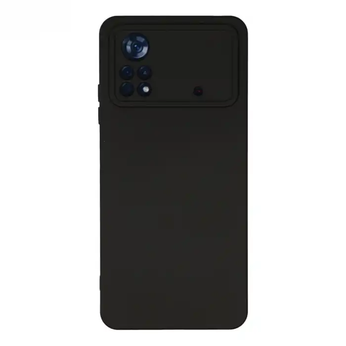Xiaomi Poco X4 Pro 5g Kılıf Nano İçi Kadife Silikon - Siyah