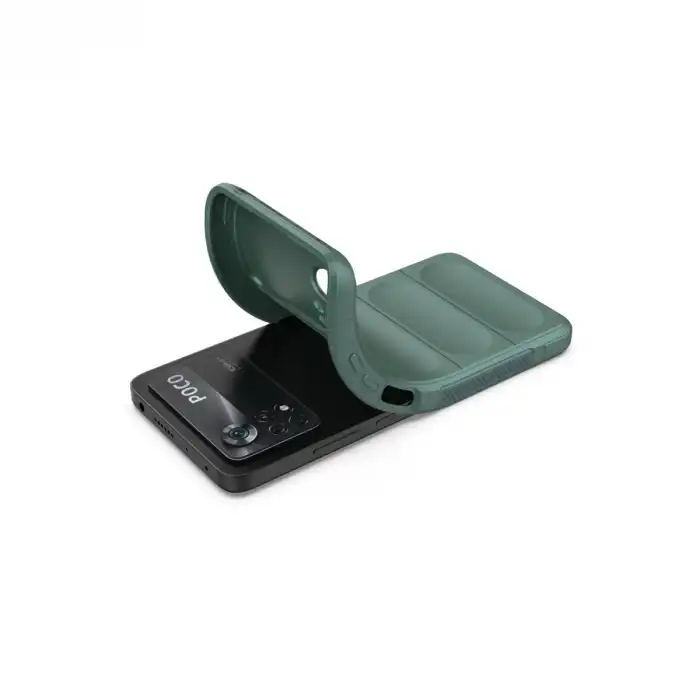 Xiaomi Poco X4 Pro 5g Kılıf Optimum Silikon - Koyu Yeşil