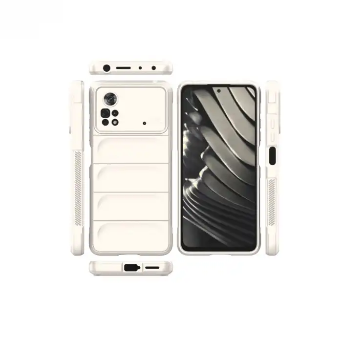 Xiaomi Poco X4 Pro 5g Kılıf Optimum Silikon - Krem