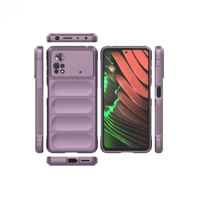 Xiaomi Poco X4 Pro 5g Kılıf Optimum Silikon - Mor