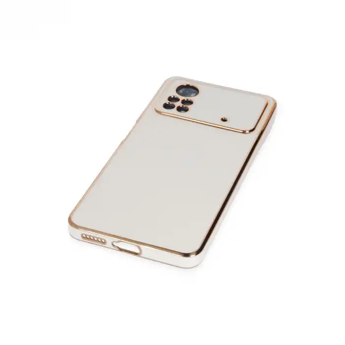 Xiaomi Poco X4 Pro 5g Kılıf Volet Silikon - Beyaz