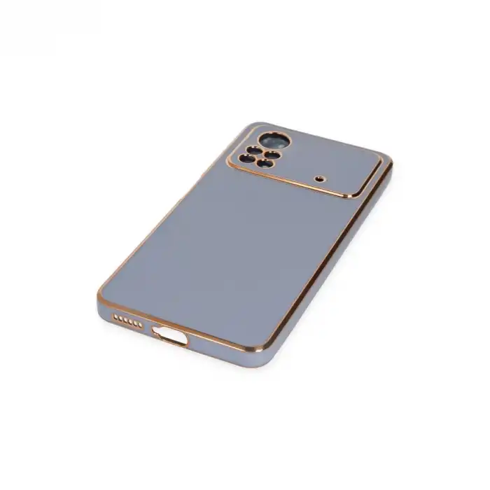 Xiaomi Poco X4 Pro 5g Kılıf Volet Silikon - Mavi