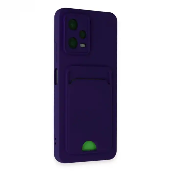 Xiaomi Poco X5 5g Kılıf Kelvin Kartvizitli Silikon - Derin Mor