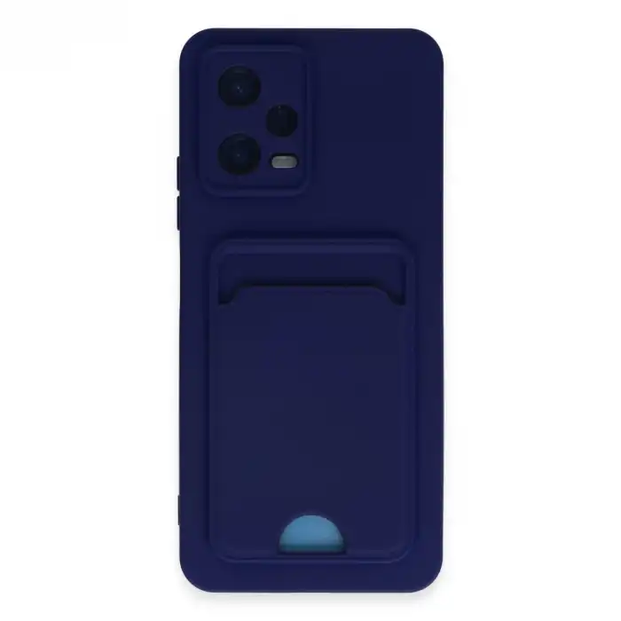 Xiaomi Poco X5 5g Kılıf Kelvin Kartvizitli Silikon - Lacivert