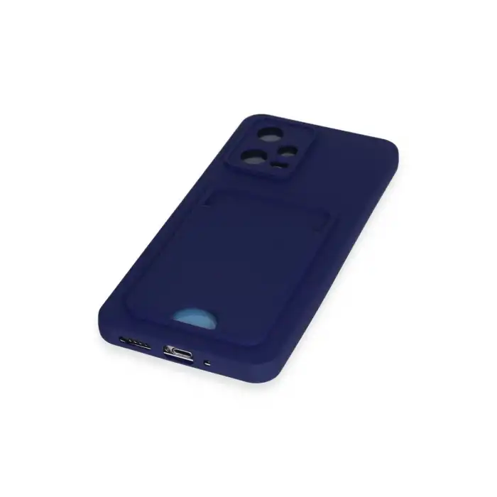 Xiaomi Poco X5 5g Kılıf Kelvin Kartvizitli Silikon - Lacivert